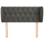 Dark gray velvet headboard 93x23x78/88 cm by vidaXL, Headboards and footboards - Ref: Foro24-3117517, Price: 75,43 €, Discoun...