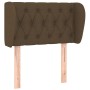 Dark brown fabric headboard 83x23x78/88 cm by vidaXL, Headboards and footboards - Ref: Foro24-3117457, Price: 57,99 €, Discou...