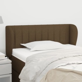 Dark brown fabric headboard 83x23x78/88 cm by vidaXL, Headboards and footboards - Ref: Foro24-3117359, Price: 48,99 €, Discou...