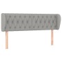 Cabecero de tela gris claro 147x23x78/88 cm de vidaXL, Cabeceros y pies de cama - Ref: Foro24-3117478, Precio: 83,05 €, Descu...