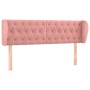 Cabecero de terciopelo rosa 147x23x78/88 cm de vidaXL, Cabeceros y pies de cama - Ref: Foro24-3117533, Precio: 83,05 €, Descu...