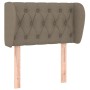 Taupe gray fabric headboard 83x23x78/88 cm by vidaXL, Headboards and footboards - Ref: Foro24-3117458, Price: 57,80 €, Discou...