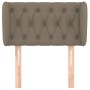 Taupe gray fabric headboard 83x23x78/88 cm by vidaXL, Headboards and footboards - Ref: Foro24-3117458, Price: 57,80 €, Discou...