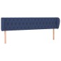 Blue fabric headboard 203x23x78/88 cm by vidaXL, Headboards and footboards - Ref: Foro24-3117508, Price: 93,99 €, Discount: %