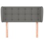 Cabecero de tela gris oscuro 93x23x78/88 cm de vidaXL, Cabeceros y pies de cama - Ref: Foro24-3117561, Precio: 58,67 €, Descu...