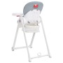 Trona de bebé de aluminio gris claro de vidaXL, Sillas y tronas para niños - Ref: Foro24-10401, Precio: 99,75 €, Descuento: %