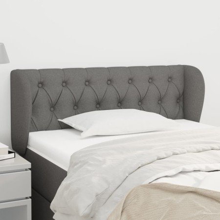 Dark gray fabric headboard 93x23x78/88 cm by vidaXL, Headboards and footboards - Ref: Foro24-3117463, Price: 64,92 €, Discoun...