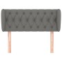 Cabecero de tela gris oscuro 93x23x78/88 cm de vidaXL, Cabeceros y pies de cama - Ref: Foro24-3117463, Precio: 64,92 €, Descu...