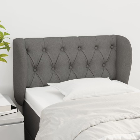 Cabecero de tela gris oscuro 83x23x78/88 cm de vidaXL, Cabeceros y pies de cama - Ref: Foro24-3117455, Precio: 62,22 €, Descu...