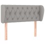 Light gray fabric headboard 103x23x78/88 cm by vidaXL, Headboards and footboards - Ref: Foro24-3117470, Price: 58,35 €, Disco...