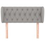 Light gray fabric headboard 103x23x78/88 cm by vidaXL, Headboards and footboards - Ref: Foro24-3117470, Price: 58,35 €, Disco...