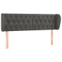 Dark gray velvet headboard 163x23x78/88 cm by vidaXL, Headboards and footboards - Ref: Foro24-3117535, Price: 89,52 €, Discou...