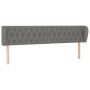 Dark gray fabric headboard 183x23x78/88 cm by vidaXL, Headboards and footboards - Ref: Foro24-3117495, Price: 95,99 €, Discou...