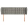 Light gray velvet headboard 147x23x78/88 cm by vidaXL, Headboards and footboards - Ref: Foro24-3117626, Price: 73,71 €, Disco...