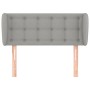 Cabecero de tela gris claro 103x23x78/88 cm de vidaXL, Cabeceros y pies de cama - Ref: Foro24-3117568, Precio: 48,51 €, Descu...