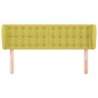 Green fabric headboard 147x23x78/88 cm by vidaXL, Headboards and footboards - Ref: Foro24-3117583, Price: 58,99 €, Discount: %