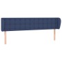 Blue fabric headboard 183x23x78/88 cm by vidaXL, Headboards and footboards - Ref: Foro24-3117598, Price: 77,99 €, Discount: %