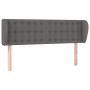 Cabecero de cuero sintético gris 147x23x78/88 cm de vidaXL, Cabeceros y pies de cama - Ref: Foro24-3117238, Precio: 70,76 €, ...