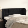 Cabecero de terciopelo negro 103x23x78/88 cm de vidaXL, Cabeceros y pies de cama - Ref: Foro24-3117188, Precio: 56,10 €, Desc...