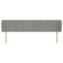 Light gray velvet headboard 163x23x78/88 cm by vidaXL, Headboards and footboards - Ref: Foro24-3117436, Price: 69,99 €, Disco...