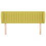 Green fabric headboard 147x23x78/88 cm by vidaXL, Headboards and footboards - Ref: Foro24-3117387, Price: 64,99 €, Discount: %