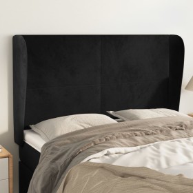 Headboard with black velvet ears 147x23x118/128 cm by vidaXL, Headboards and footboards - Ref: Foro24-3117726, Price: 123,89 ...