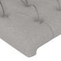 Light gray fabric headboard 163x23x78/88 cm by vidaXL, Headboards and footboards - Ref: Foro24-3117486, Price: 87,20 €, Disco...