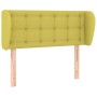 Green fabric headboard 83x23x78/88 cm by vidaXL, Headboards and footboards - Ref: Foro24-3117559, Price: 44,99 €, Discount: %