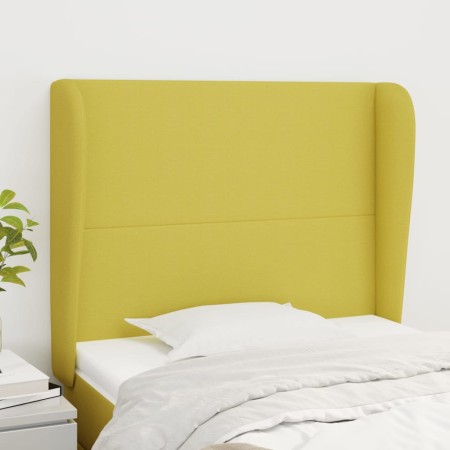 Headboard with green fabric ears 103x23x118/128 cm by vidaXL, Headboards and footboards - Ref: Foro24-3117673, Price: 70,62 €...