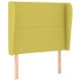 Headboard with green fabric ears 103x23x118/128 cm by vidaXL, Headboards and footboards - Ref: Foro24-3117673, Price: 70,62 €...