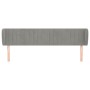 Light gray velvet headboard 183x23x78/88 cm by vidaXL, Headboards and footboards - Ref: Foro24-3117442, Price: 72,44 €, Disco...