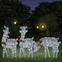 Christmas Reindeer 6 Pieces Mesh Cold White Silver by vidaXL, Christmas lights - Ref: Foro24-3154248, Price: 123,66 €, Discou...