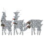 Christmas Reindeer 6 Pieces Mesh Cold White Silver by vidaXL, Christmas lights - Ref: Foro24-3154248, Price: 123,99 €, Discou...