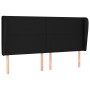 Headboard with black fabric ears 203x23x118/128 cm by vidaXL, Headboards and footboards - Ref: Foro24-3117700, Price: 120,08 ...