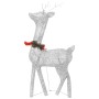 Christmas Reindeer 6 Pieces Mesh Cold White Silver by vidaXL, Christmas lights - Ref: Foro24-3154248, Price: 123,99 €, Discou...