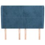 Headboard with dark blue velvet ears 147x23x118/128 cm by vidaXL, Headboards and footboards - Ref: Foro24-3117728, Price: 126...