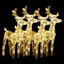 Christmas reindeer 4 units 160 warm white acrylic LEDs by vidaXL, Christmas lights - Ref: Foro24-3154252, Price: 114,42 €, Di...