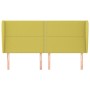 Headboard with green fabric ears 163x23x118/128 cm by vidaXL, Headboards and footboards - Ref: Foro24-3117829, Price: 112,92 ...