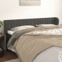 Cabecero de terciopelo gris oscuro 183x23x78/88 cm de vidaXL, Cabeceros y pies de cama - Ref: Foro24-3117443, Precio: 72,60 €...