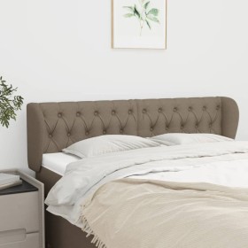 Cabecero de tela gris taupe 163x23x78/88 cm de vidaXL, Cabeceros y pies de cama - Ref: Foro24-3117490, Precio: 86,99 €, Descu...