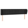 Black velvet headboard 183x23x78/88 cm by vidaXL, Headboards and footboards - Ref: Foro24-3117640, Price: 76,44 €, Discount: %