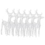 Christmas reindeer 6 units 240 blue LED acrylic by vidaXL, Christmas lights - Ref: Foro24-3154259, Price: 130,40 €, Discount: %