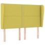 Headboard with green fabric ears 147x23x118/128 cm by vidaXL, Headboards and footboards - Ref: Foro24-3117821, Price: 91,52 €...