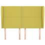 Headboard with green fabric ears 147x23x118/128 cm by vidaXL, Headboards and footboards - Ref: Foro24-3117821, Price: 91,52 €...