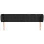 Black velvet headboard 163x23x78/88 cm by vidaXL, Headboards and footboards - Ref: Foro24-3117634, Price: 73,63 €, Discount: %