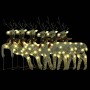 Christmas reindeer 6 units 120 golden LED by vidaXL, Christmas lights - Ref: Foro24-3154265, Price: 82,22 €, Discount: %