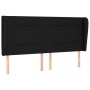 Headboard with black fabric ears 183x23x118/128 cm by vidaXL, Headboards and footboards - Ref: Foro24-3117972, Price: 132,71 ...