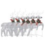 Christmas reindeer 6 units 120 LED silver by vidaXL, Christmas lights - Ref: Foro24-3154268, Price: 82,18 €, Discount: %