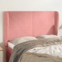 Headboard with pink velvet ears 147x23x118/128 cm by vidaXL, Headboards and footboards - Ref: Foro24-3117729, Price: 119,99 €...