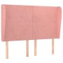 Headboard with pink velvet ears 147x23x118/128 cm by vidaXL, Headboards and footboards - Ref: Foro24-3117729, Price: 119,99 €...